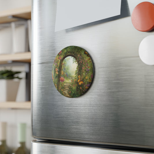 'Metamorphosis' Collection - Button Magnet, Round (10 pcs)