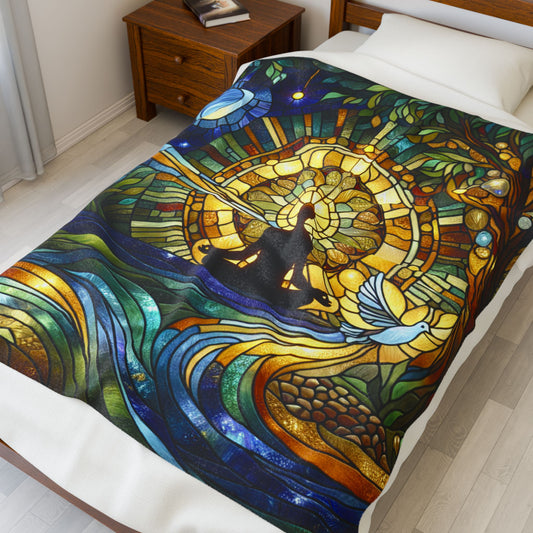 'Peace & Resilience' Collection - Velveteen Plush Blanket