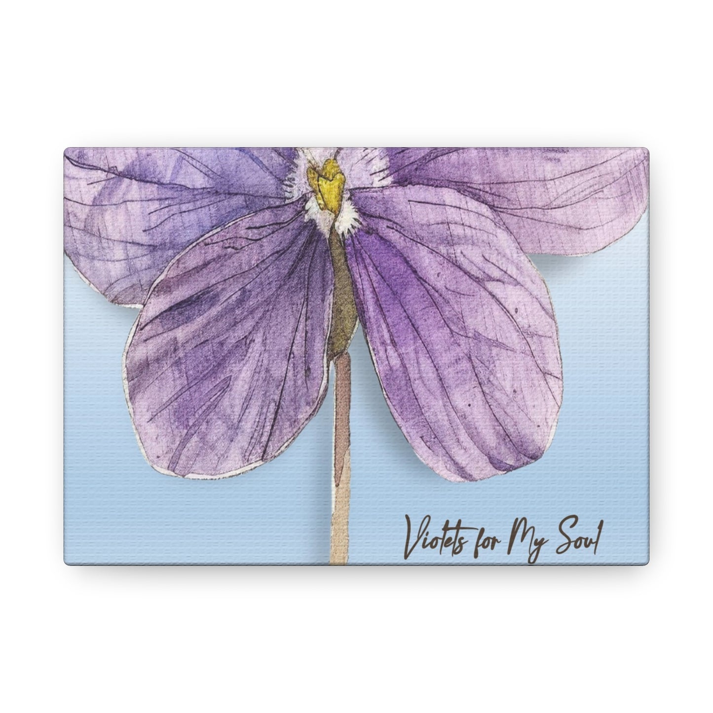 'Violets For Your Soul' Collection - 'Violet Soul I' Canvas Gallery Wraps
