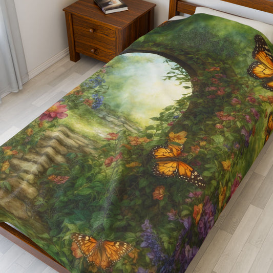 'Metamorphosis' Collection - Velveteen Plush Blanket