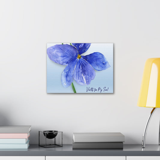 'Violets For Your Soul'  Collection - 'Violet Soul II' Canvas Gallery Wrap