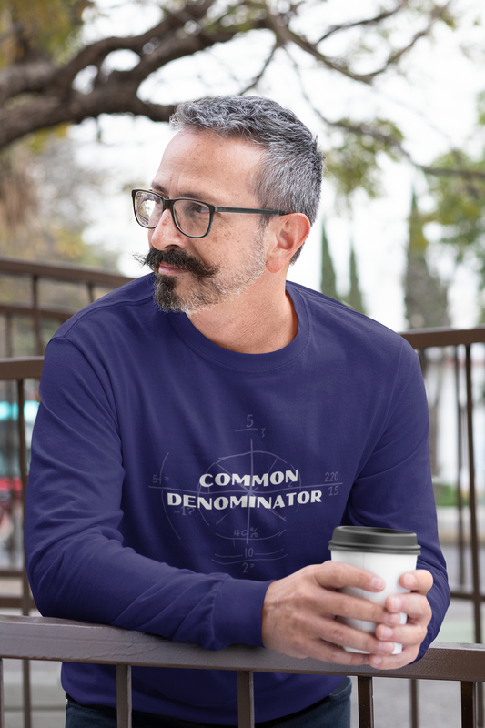 'Common Denominator' - Front Design Unisex Jersey Long Sleeve Tee