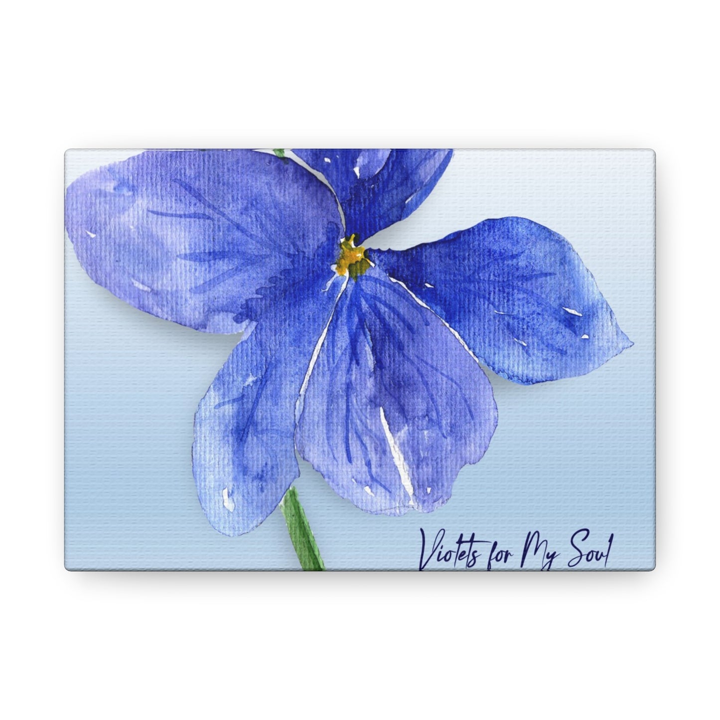 'Violets For Your Soul' Collection - 'Violet Soul II' Canvas Gallery Wrap
