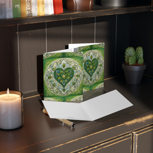 'Unity' Collection - Heart Chakra Note Cards - (8, 16 or 24 pcs)