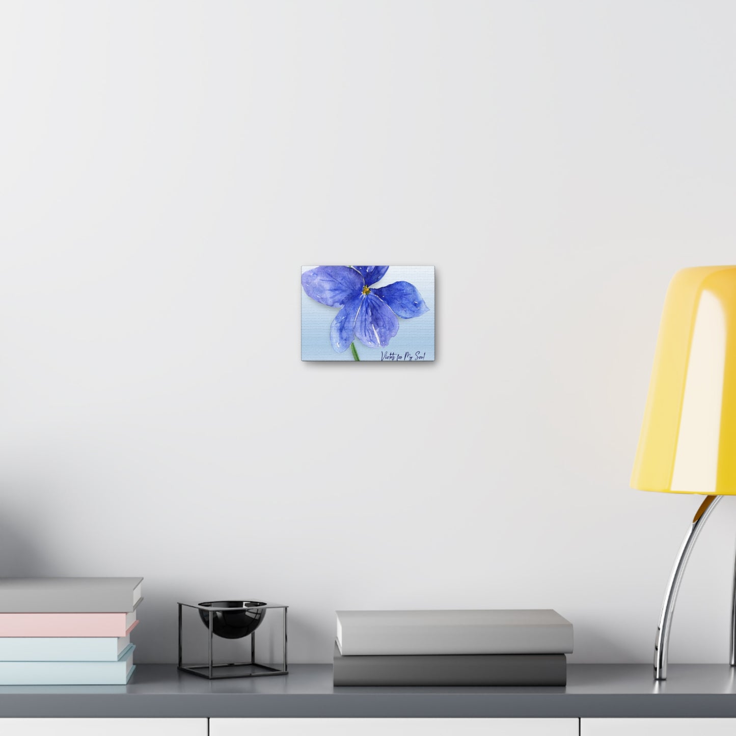 'Violets For Your Soul' Collection - 'Violet Soul II' Canvas Gallery Wrap