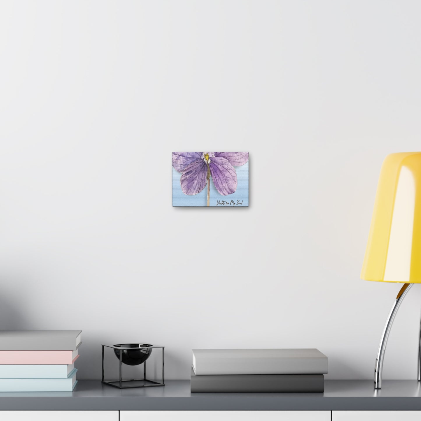 'Violets For Your Soul' Collection - 'Violet Soul I' Canvas Gallery Wraps