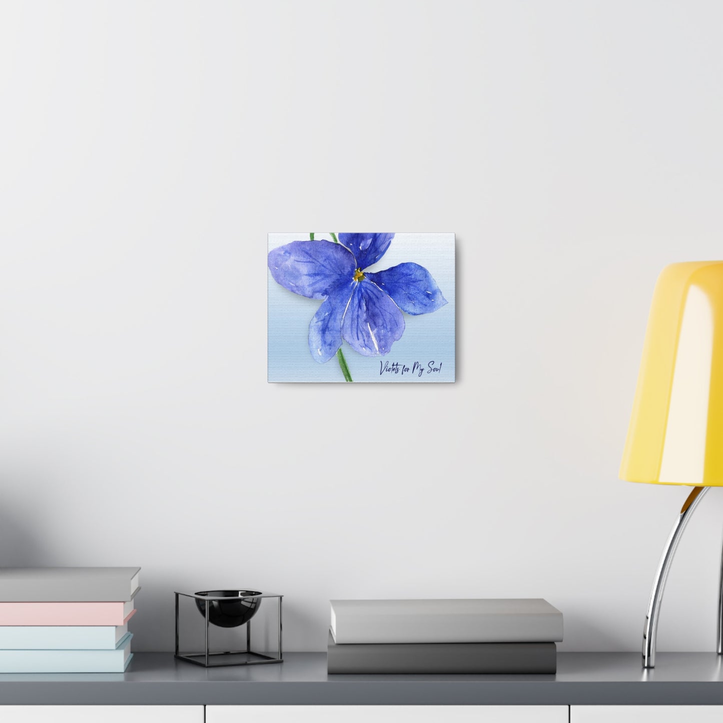 'Violets For Your Soul' Collection - 'Violet Soul II' Canvas Gallery Wrap