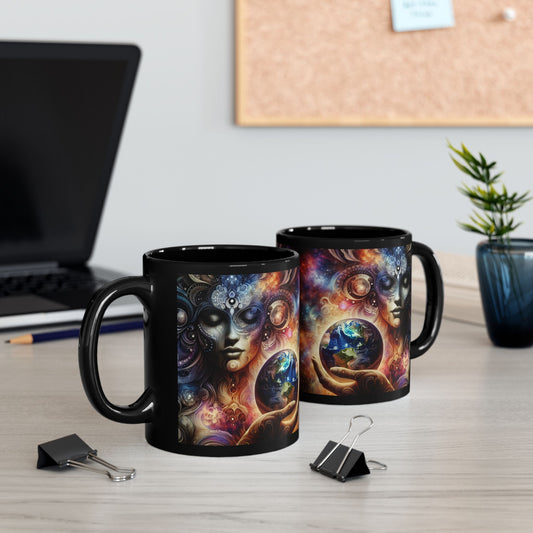'Simply Divine' Collection - Black Mug (11oz, 15oz)