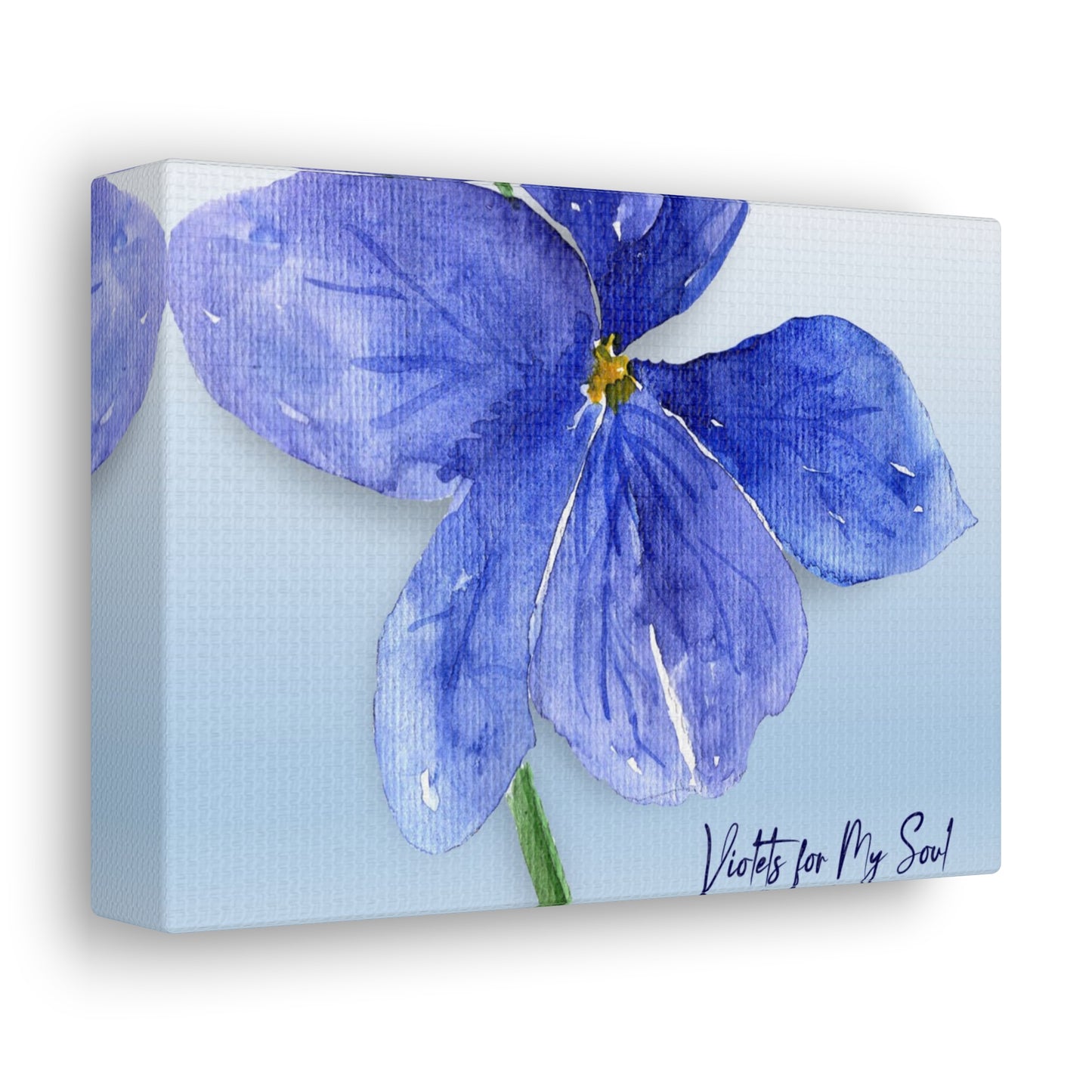 'Violets For Your Soul' Collection - 'Violet Soul II' Canvas Gallery Wrap