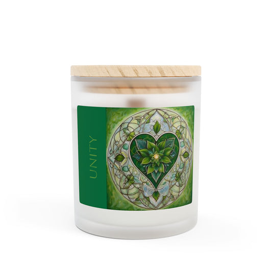 'Unity' Collection - Frosted Glass Candle, 11oz